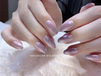 アンドクラッシィ(&classy.)の写真/<新規&4週間以内来店オフ無料>[人気!ハンドア-ト¥6600/7700]マグネットも◎豊富なデザインサンプルご用意♪