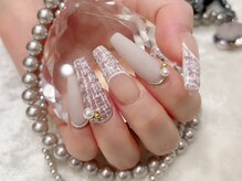 ネイルブラックシー デコ電ショップ クリスタルシー(BLACK SEA Shop Crystal Sea)/ツイード