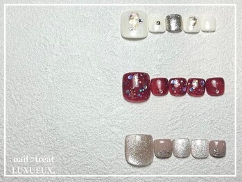 ネイルアンドアイラッシュ ルクソー ホテル日航福岡店(Nail&Eyelash LUXUEUX.)/【定額デザイン¥7700】