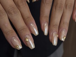 white powder