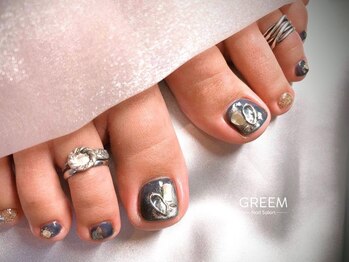 グリーム(GREEM)/ネイビー×シルバー