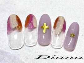 定額ネイル　6,980円　A‐078