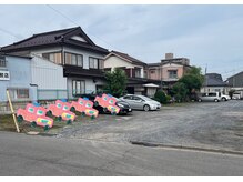 アランネイル(ALAN nail)の雰囲気（第2駐車場、鉄板焼きうどん屋さんの裏にあります。車マーク4台）