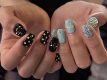アイネイルズ 梅田店(I nails)/Momo限定ドットネイル