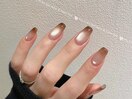 ミラー×マグネットネイル