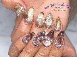 【自爪ネイル】パールネイル