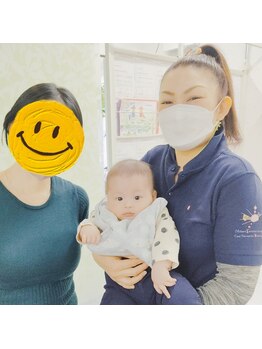 かおりビューティサロン/ママさんとお子さま一緒のお写真