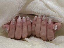 シー(She)/ラメ/ホワイト/リボン/ドット