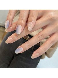 ブルー×シアーホワイト
