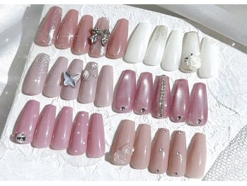 ネイルマフィア 池袋店(NAIL MAFIA)の写真/韓国ワンホンネイル・Y2K・ニュアンス・マグネットなど、トレンドを楽しむなら≪定額ネイル≫がおすすめ◎