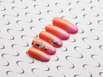 アデリー(ADELIAE)/【単色カラー】+ストーンアート