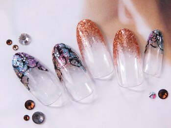 ナナズネイル 西小倉店(NANA's Nail)/ラメフラワー