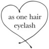 アズ ワン ヘアー(as one hair)ロゴ