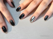 ネイル ドゥ 岡山駅前店(Nail Doux)/ブラックネイル