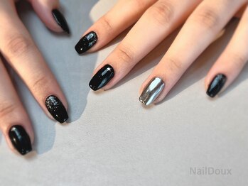 ネイル ドゥ 岡山駅前店(Nail Doux)/ブラックネイル