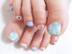 ラバーズネイル(Lover's Nail)の写真/オシャレは足元から♪【(新規)フットジェルシンプル¥3800/(新規)アート2本付き¥4600】華やか足先で気分UP！