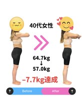 アルソワート(ALSOWORT)/40代前半女性　-7.7kg達成