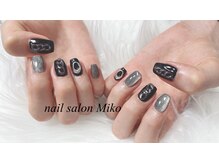 ミコ(Miko)/チェーンネイル　ブラック