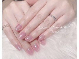 マグネットフレンチ/short nail