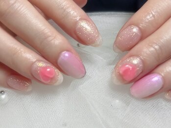 ジョアネイル(JOA Nail)/定額Aコース/夏/ピンク/桃