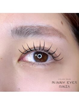 バニーアイズ 銀座店(Bunny eyes GINZA)/フラットラッシュ120本 LED