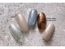 バブル シュガー バイ ネイルクローネ(bubble sugar by.nail crone)/秋べっ甲ネイルコレクション♪