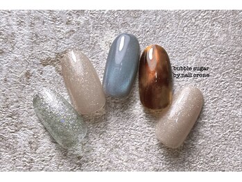 バブル シュガー バイ ネイルクローネ(bubble sugar by.nail crone)/秋べっ甲ネイルコレクション♪