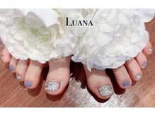 ルアナ(Luana)/フットネイル/ストーン埋め尽し