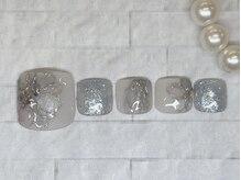 アルセア 上野御徒町店(Alcea)/フラワーネイル　インク　ミラー