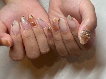 メンテ バイ イニシャル(Mente by initial)/シーリング風ネイル