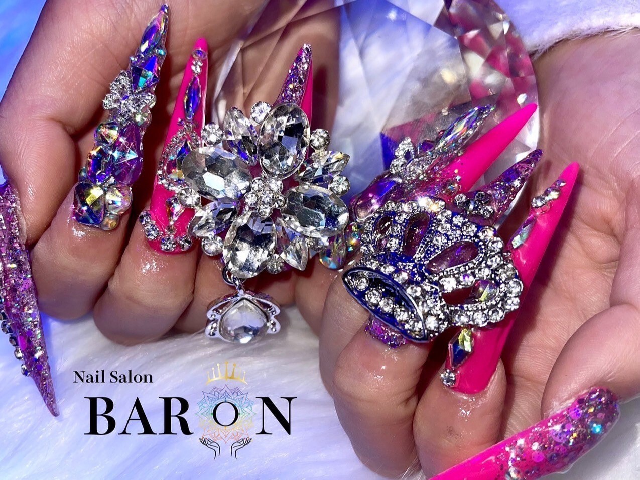 バロン 心斎橋店(BARON)の写真/《心斎橋4分》心斎橋で個性的なネイルといえばココ!高技術力のスタッフが理想のデザインにお仕上げします◎