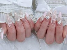 プティネイル(Puty Nail)/フレンチガーリー♪生誕ネイル