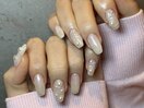 パール×ミラーネイル