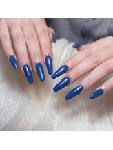 ウナネイルサロン 渋谷店(Una nail salon)/チップ長さだしワンカラー