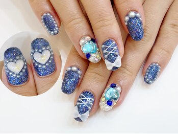 ネイルコレクション ピンク(Nail Collection Pink)/ジェル放題♪3Dリボン&ハート