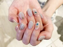 ネイルズ ララ(nails Lala)/押し花ネイル。