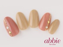 ネイルサロンアビー 北千住店(abbie)/秋色オフィスネイル　￥9570