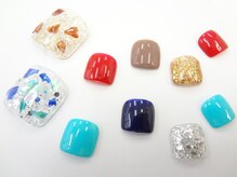 ネイルサロン クイール 小山店(NAIL SALON QUILL)/ワンカラー＆シェルフット