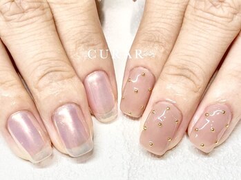 アイラッシュアンドネイル専門店 クラル(CURAR)/スタッズネイル