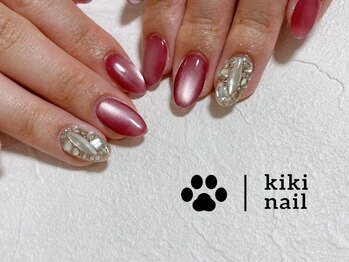 キキネイル 二子玉川(kikinail)/埋め尽くし/マグネットネイル