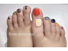トータルビューティーローズ(Rose)/ニュアンスフットネイルデザイン