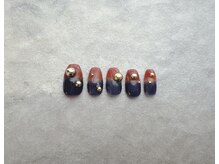 エンジェリック カラーズ(Angelic colors)/秋色スタッズネイル☆