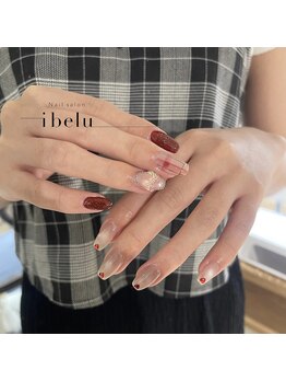 イベル 梅田店(ibelu)/チェックネイル