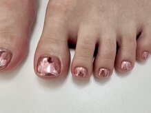 ミュウ(nail&eyelash salon Myu)/フット◆ミラーネイル