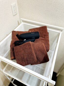 オンザライン(ON THE LINE)/タオル・ドライヤーを無料貸出！