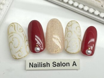 クリスマスネイル