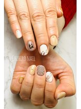 チヒロネイル/バレンタインネイル