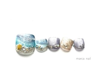 マルカネイル(marca nail)/フット定額アートコースオフ込み