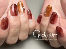 オンシジューム(Oncidium)/ニュアンスネイル