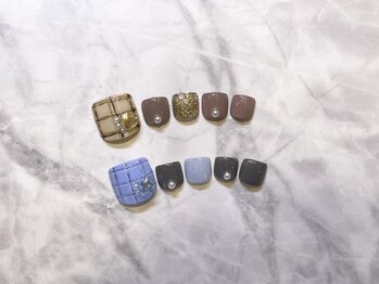 ブリオン 六本松店(Bullion)/フット トキメキハートネイル